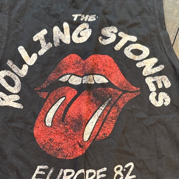 The Rolling Stones Black Graphic Tank Top - Picture 4 of 7